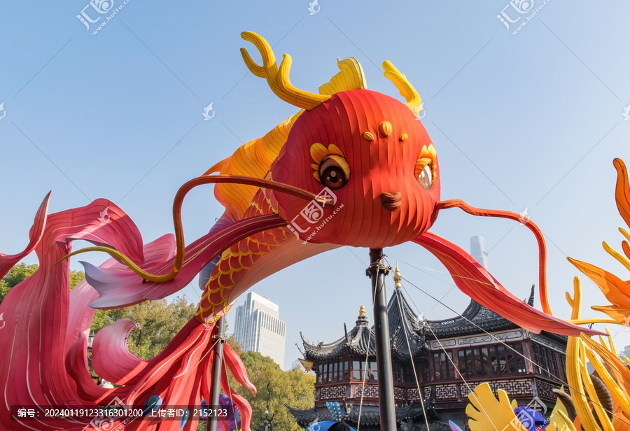 春节元宵龙灯装饰