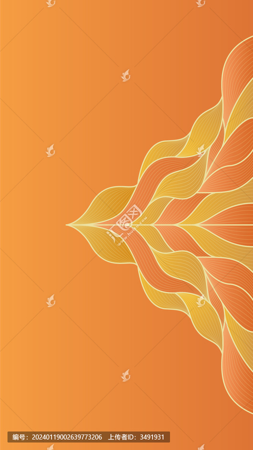 國風(fēng)背景黃色