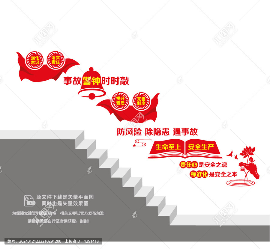 安全生產(chǎn)樓道墻