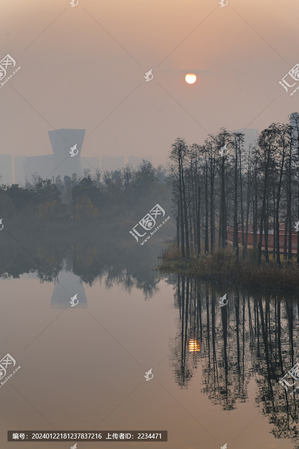 锦城湖风光