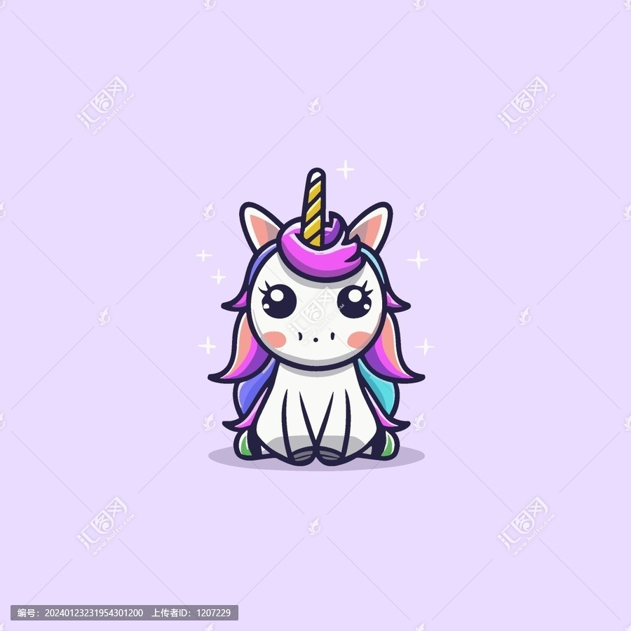 獨(dú)角獸圖案