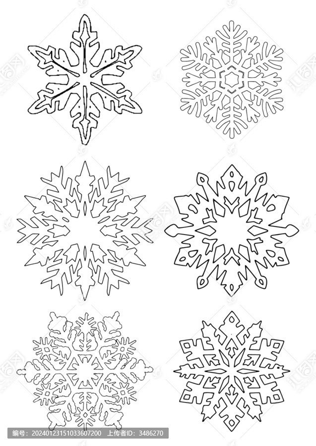 雪花素材