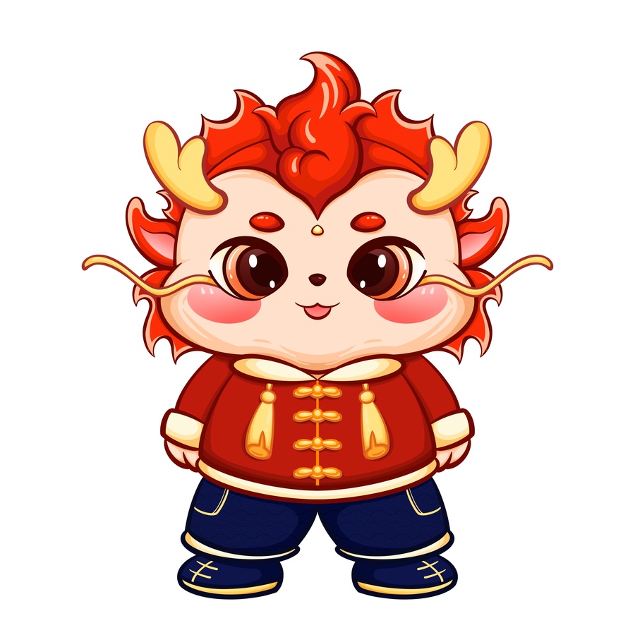 漢服可愛卡通龍