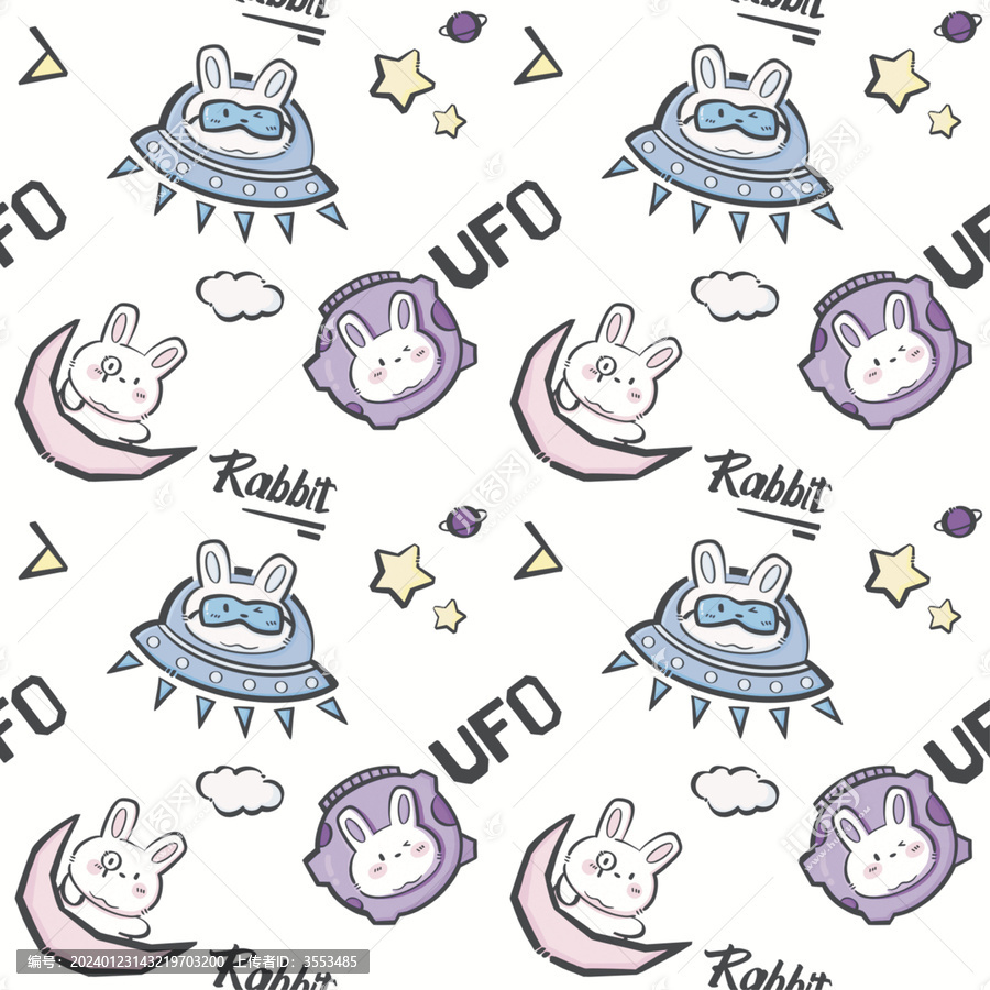 UFO兔子四方連續(xù)