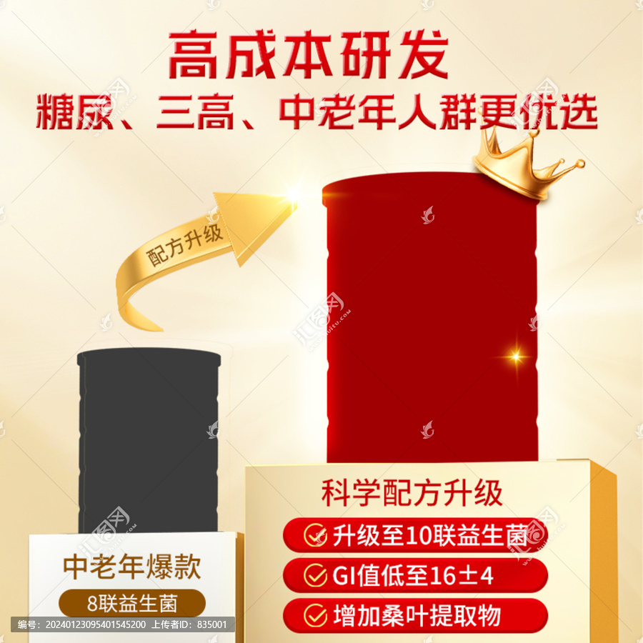 金色產(chǎn)品升級對比直通車主圖