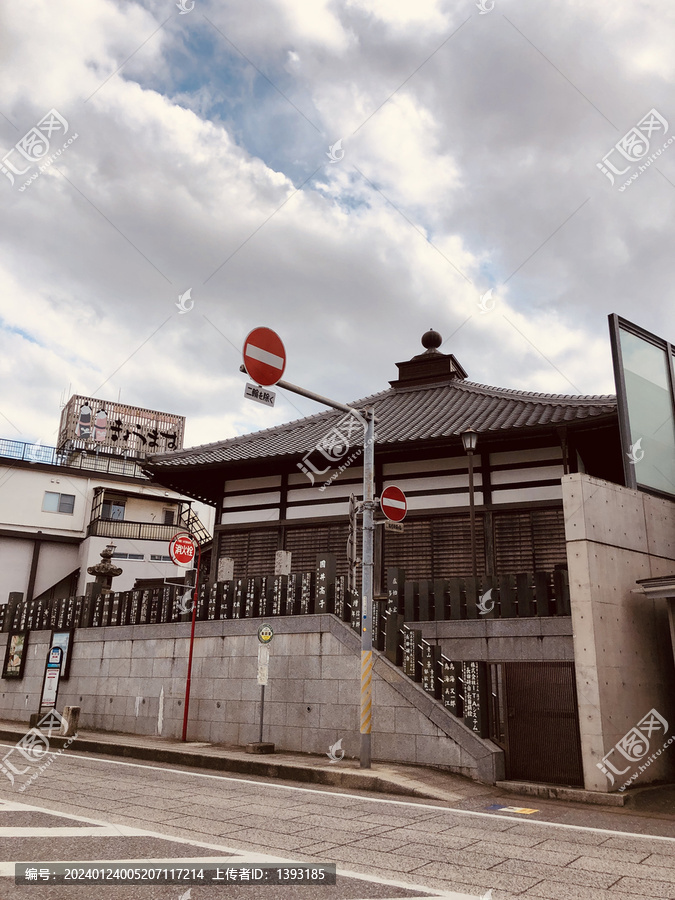 日本千叶县成田市街景