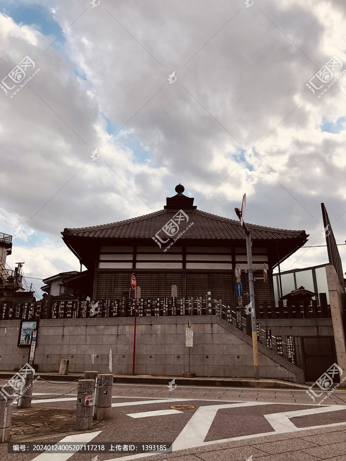 日本千叶县成田市街景