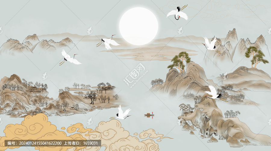 古風山水畫