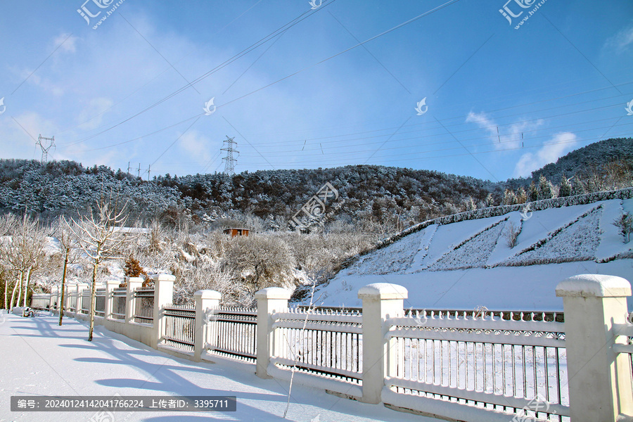 雪景围栏