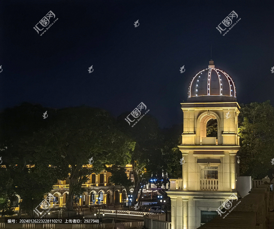 广州沿江西路夜景