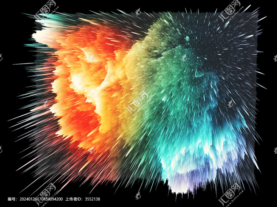 3d爆炸星空