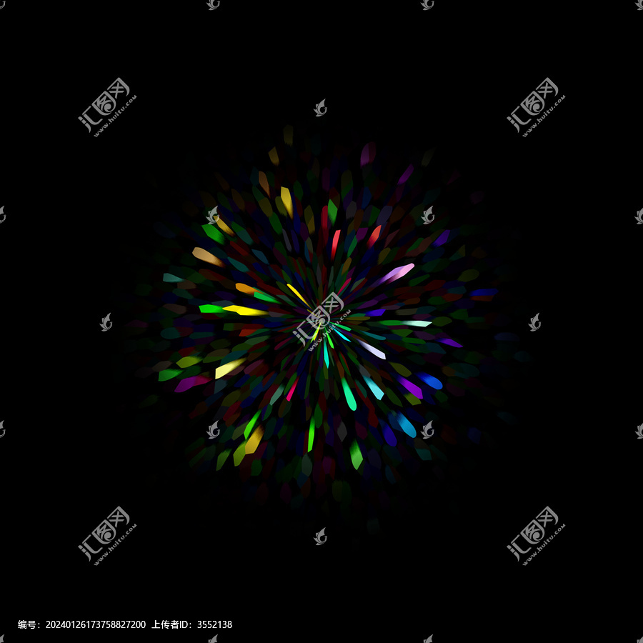煙花爆炸高清背景