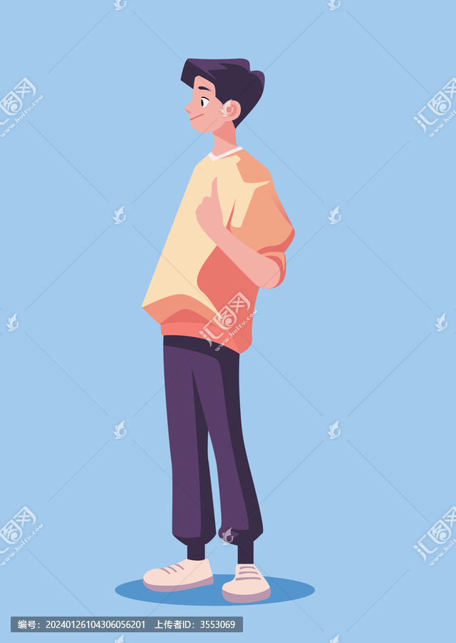 正在交流的小男孩