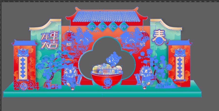 2024元宵節(jié)拱門
