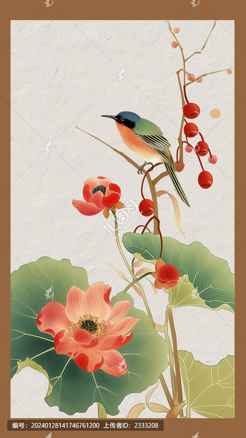 古風(fēng)荷花