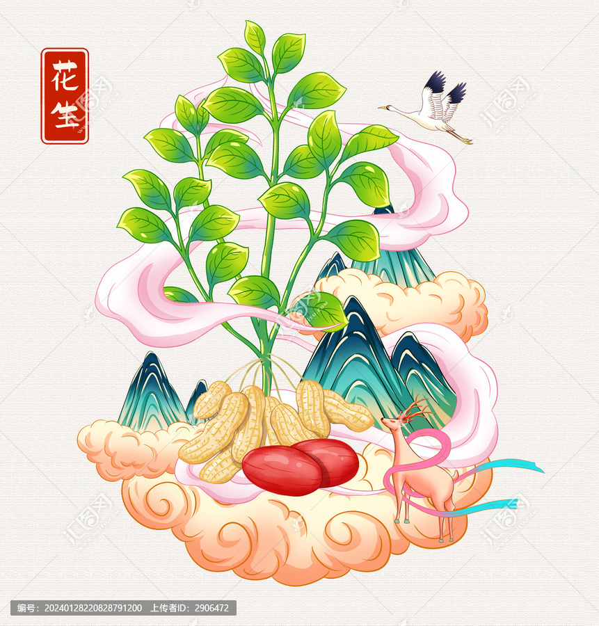花生插畫