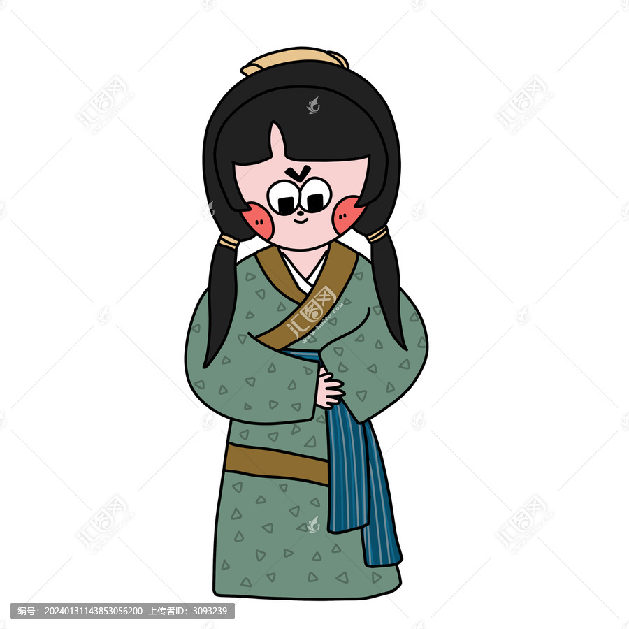 卡通西施