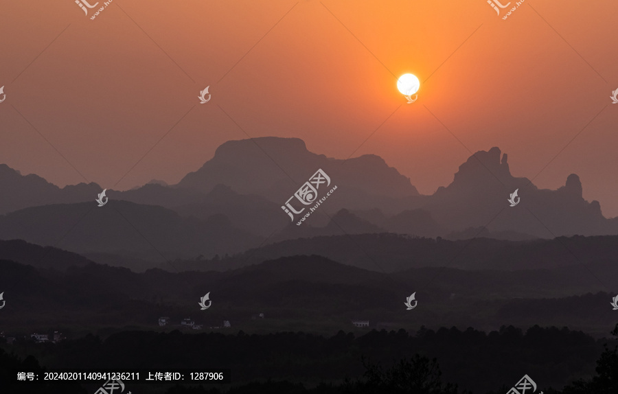 丹霞山日出