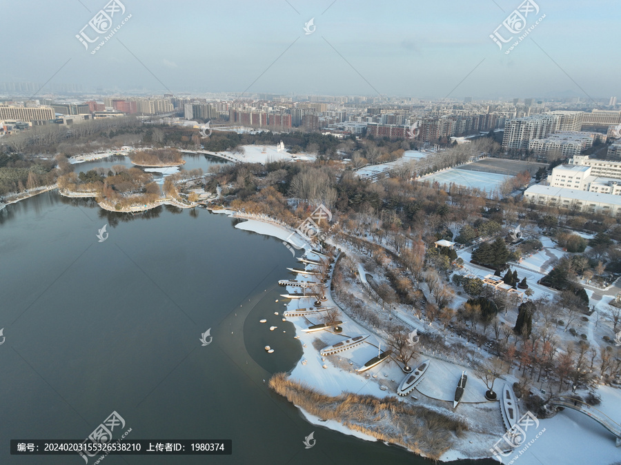 青岛城阳冬季雪景