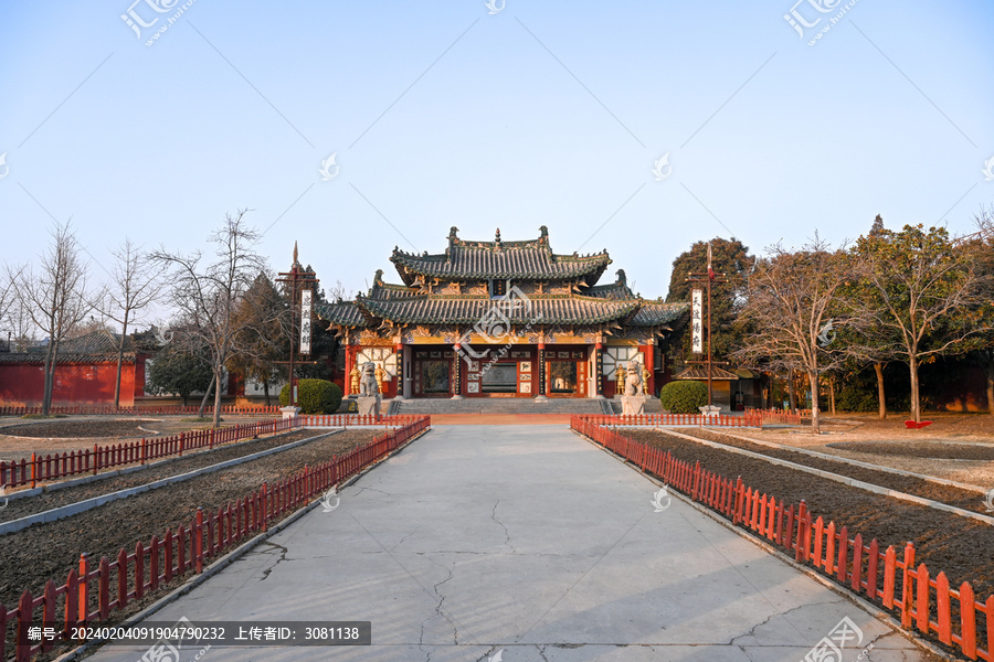 中国开封天波杨府景区建筑杨家将