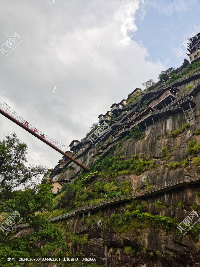 江西上饶望仙谷风光