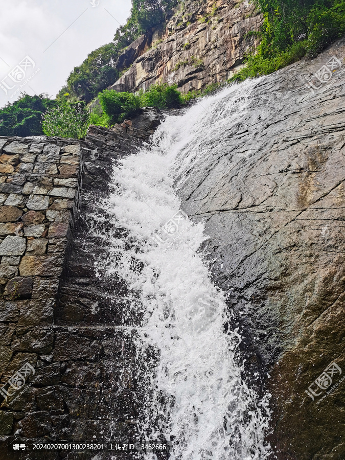 山泉瀑布流水