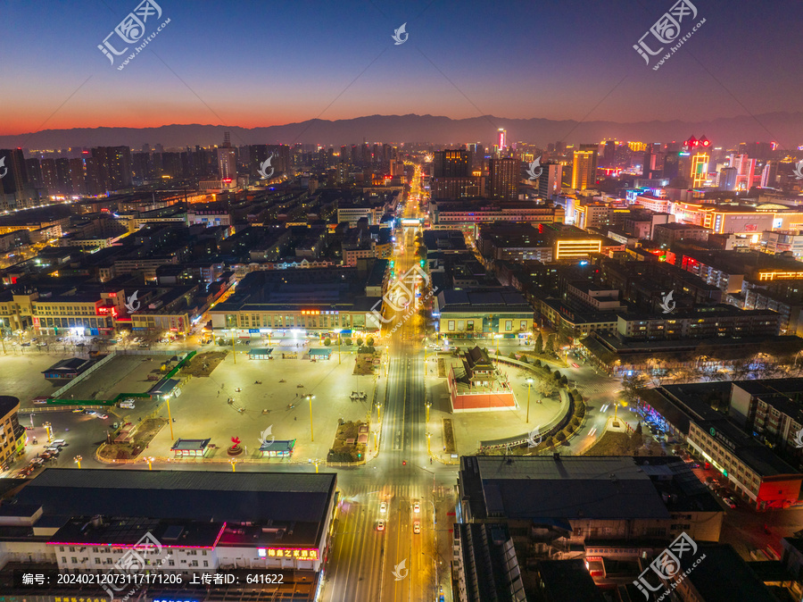 银川南薰路夜景