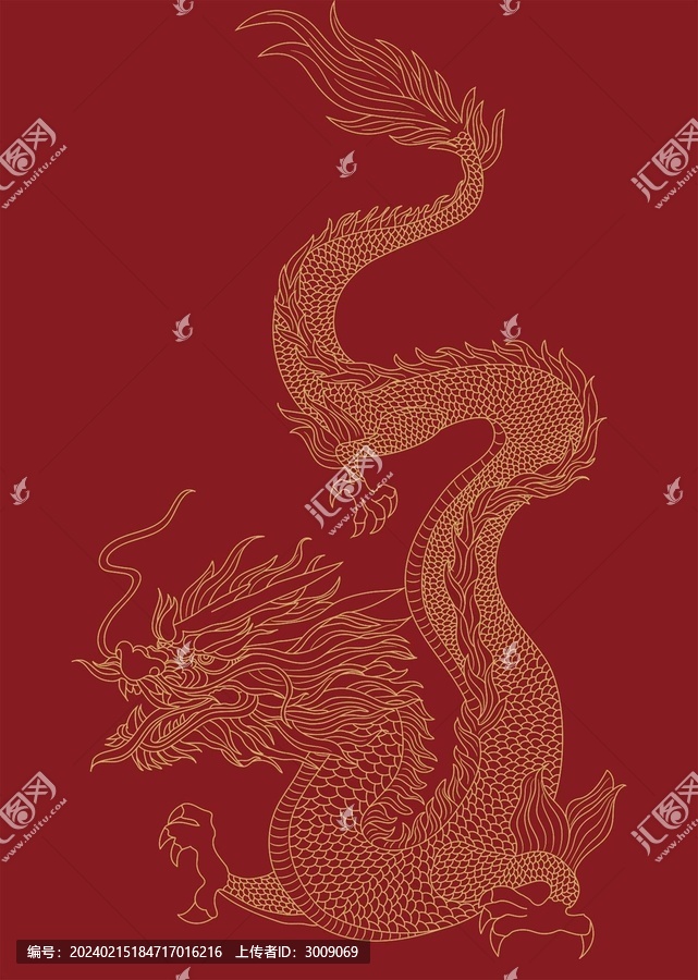 中國(guó)吉祥元素龍
