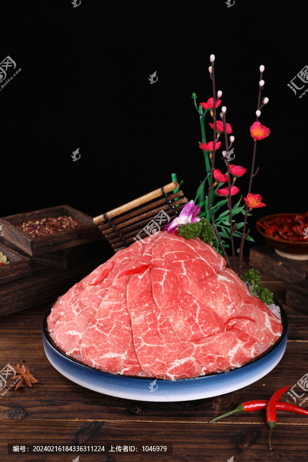 雪花牛肉