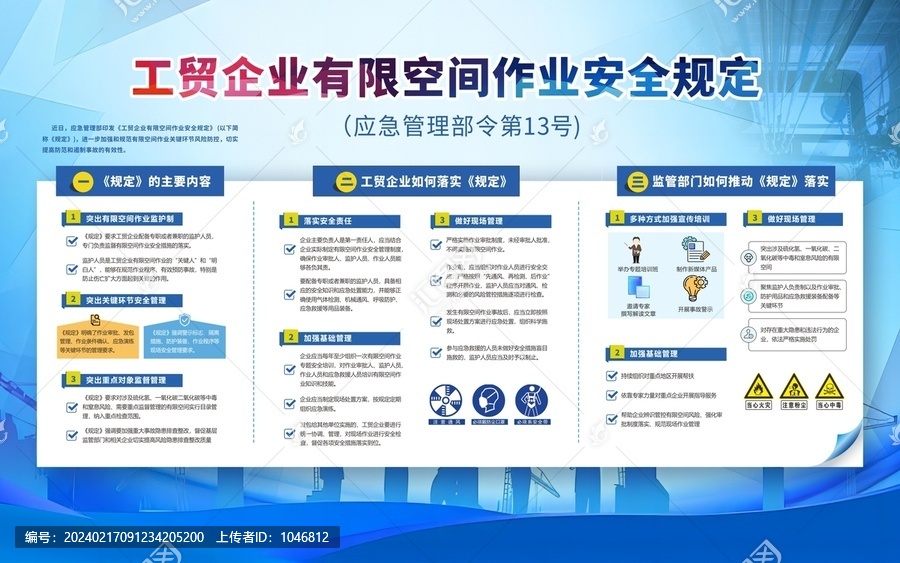工貿(mào)企業(yè)有限空間作業(yè)安全規(guī)定