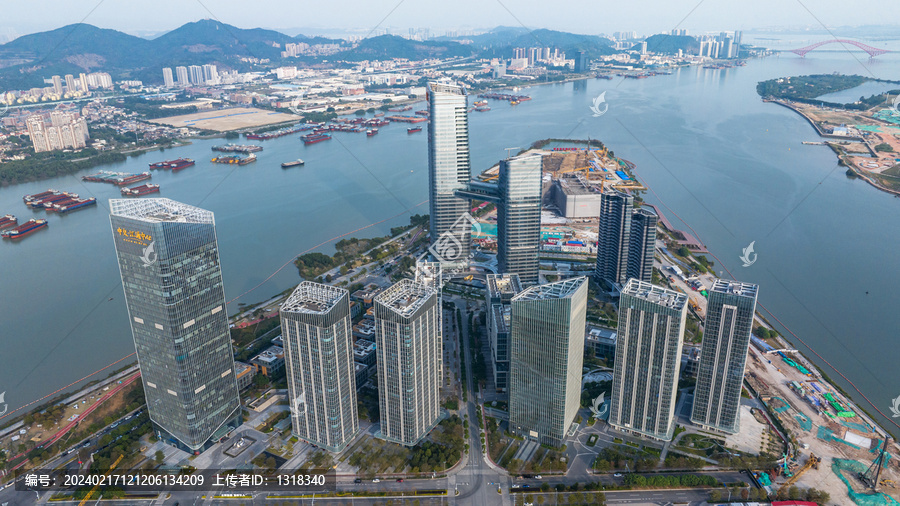 粤港澳大湾区南沙自贸区风景