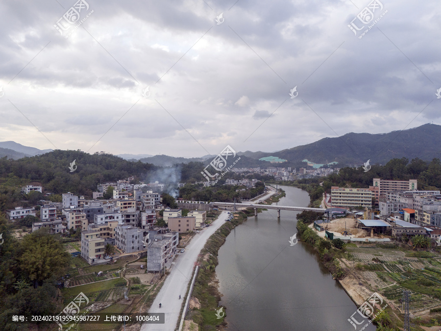 信宜西江温泉度假村航拍