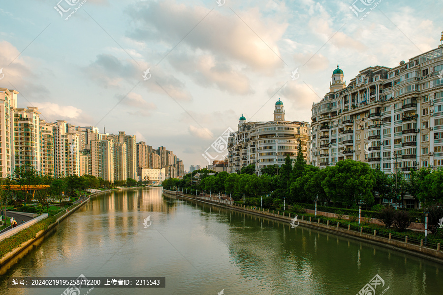 上海苏州河沿岸景观