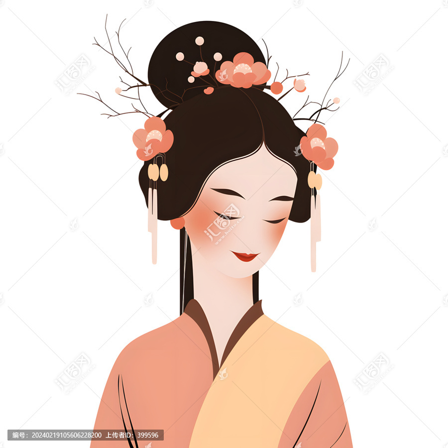 創(chuàng)意古風(fēng)極簡插畫免摳素材