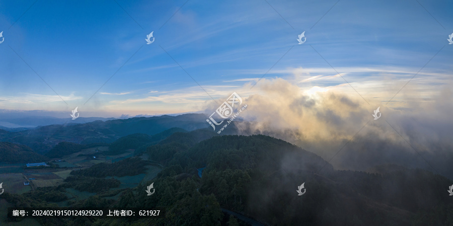 梁王山全景图