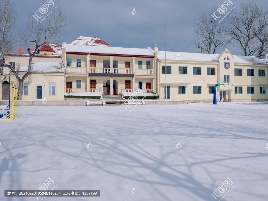 超高清青岛城市风光雪景