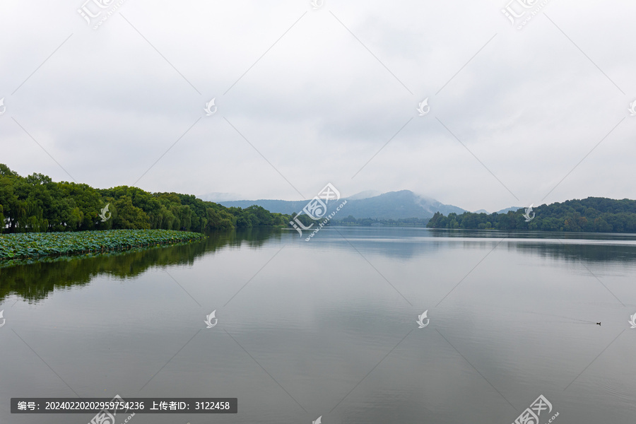 杭州西湖著名景点风光