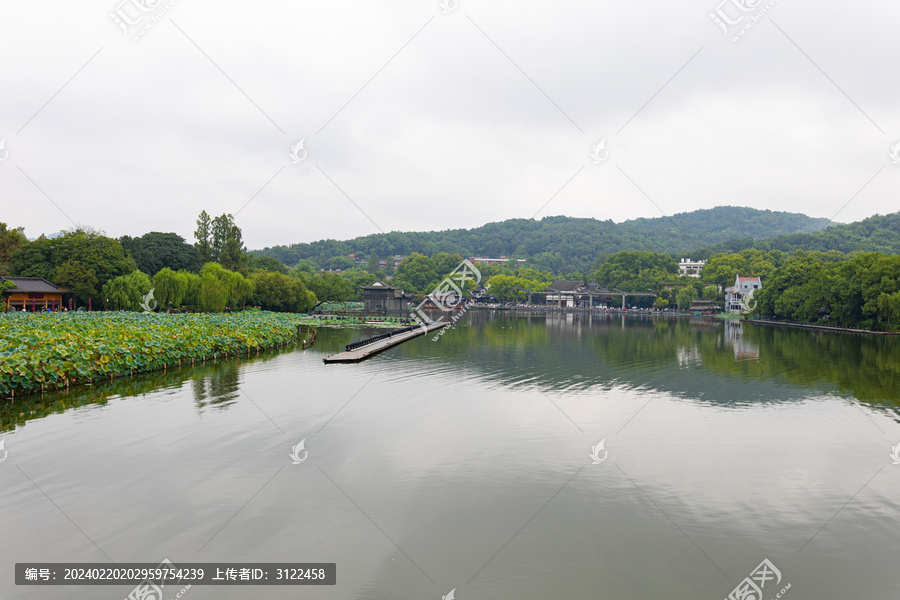 杭州西湖著名景点风光