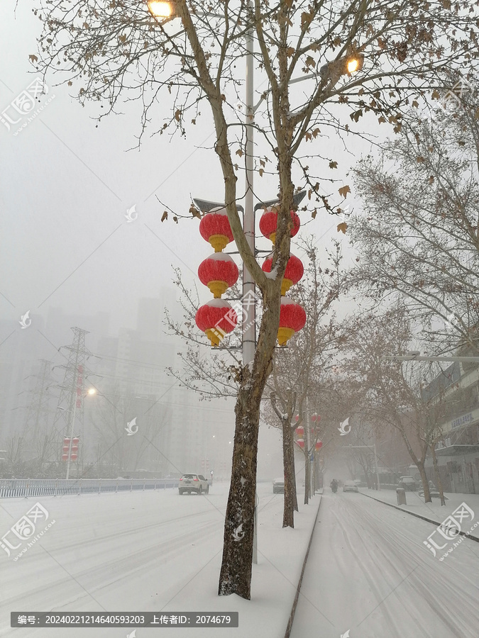 下雪天