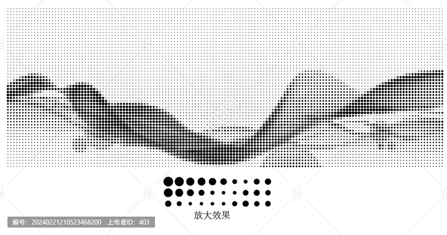 圆点山水艺术激光镂空