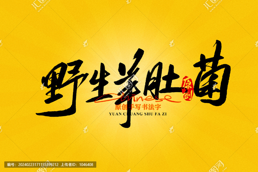 野生羊肚菊