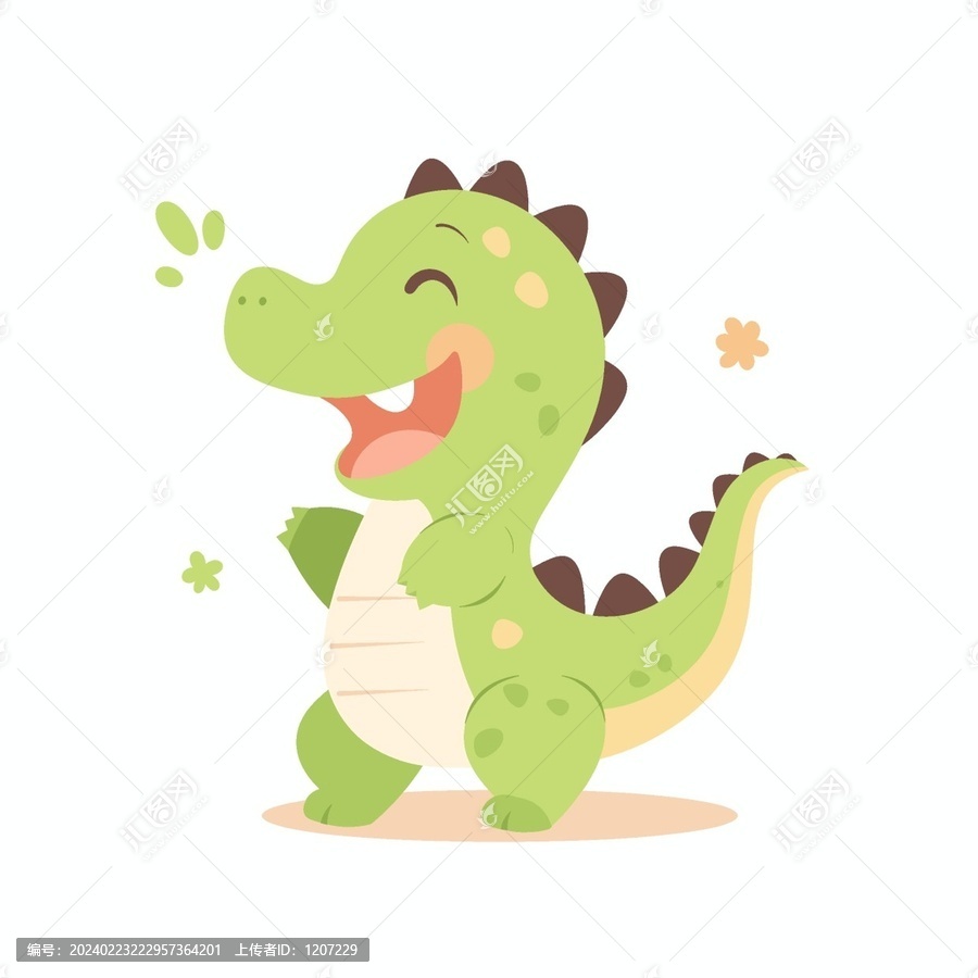 卡通小恐龍圖案