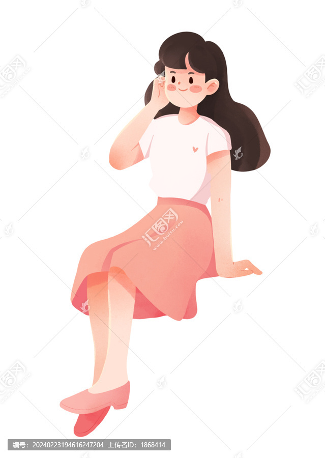 卡通婦女節(jié)女王節(jié)插畫