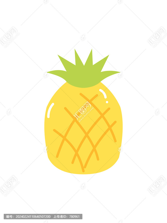 矢量菠蘿