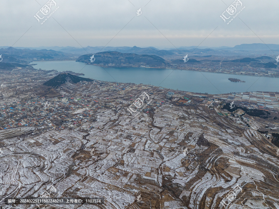 济南三媳妇山雪景