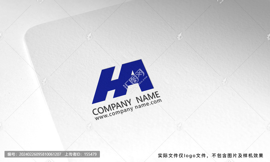 字母HA标志logo设计