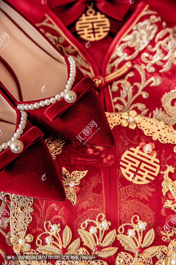 中式婚礼红色喜庆