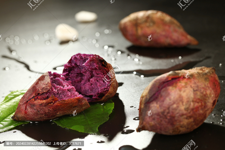 焖烤紫薯