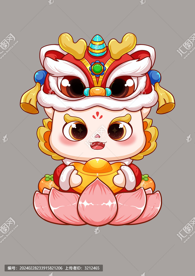 卡通龍