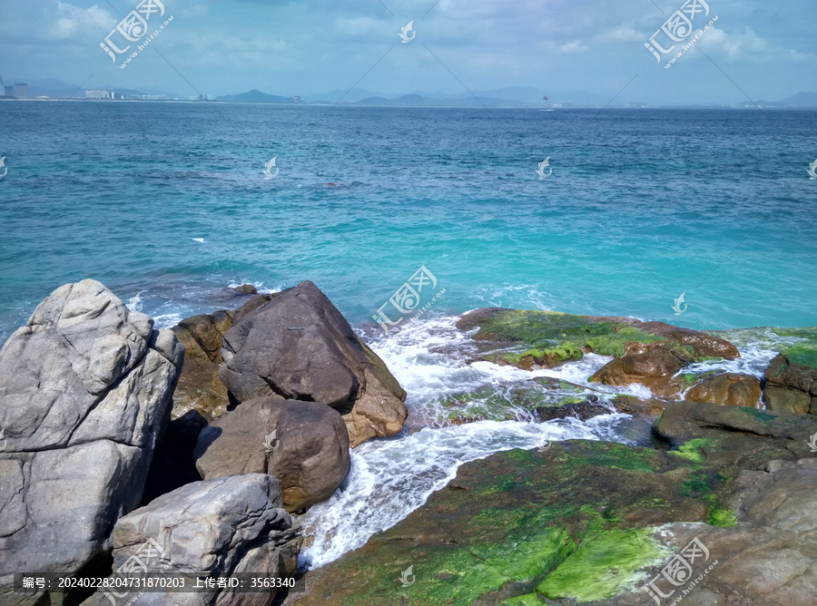 蜈支洲岛的海景